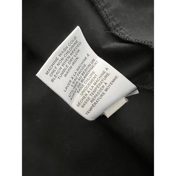 Banana Republic Shirt Dress - Black - Size 8 Petite - Picture 8 of 8